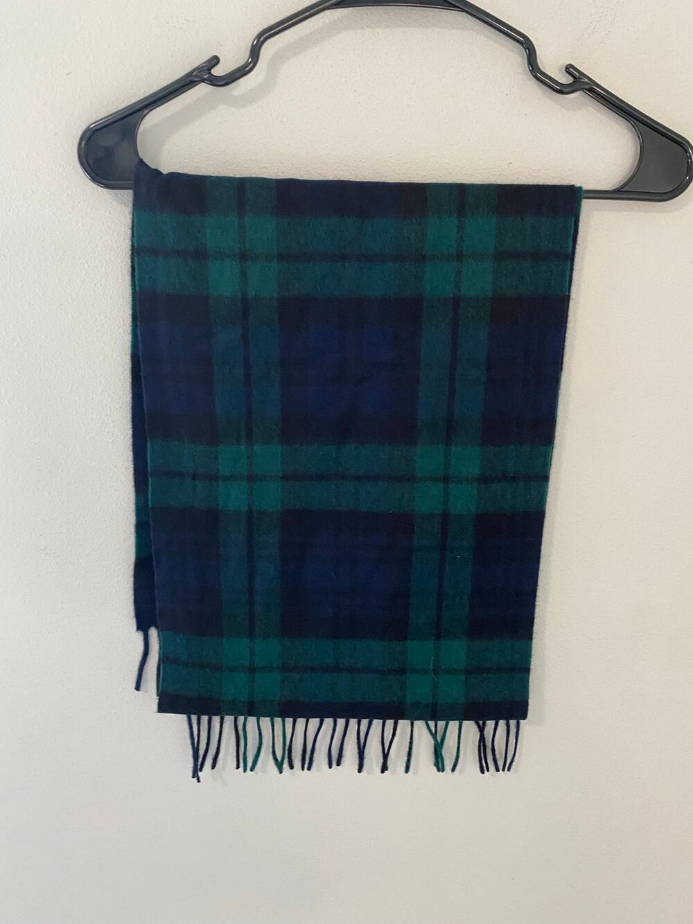 New Brooks Brother 100% Lambswool made in Scottland Scarf
